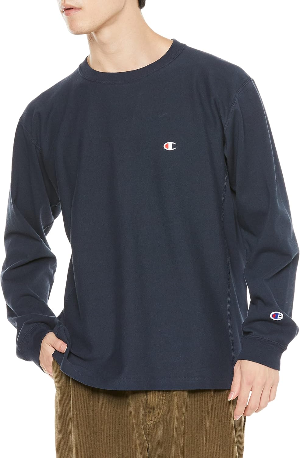 チャンピオン Champion リバースウィーブ R ロングスリーブT
